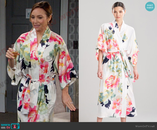 Natori Hanami Robe worn by Gwen Rizczech (Emily O'Brien) on Days of our Lives