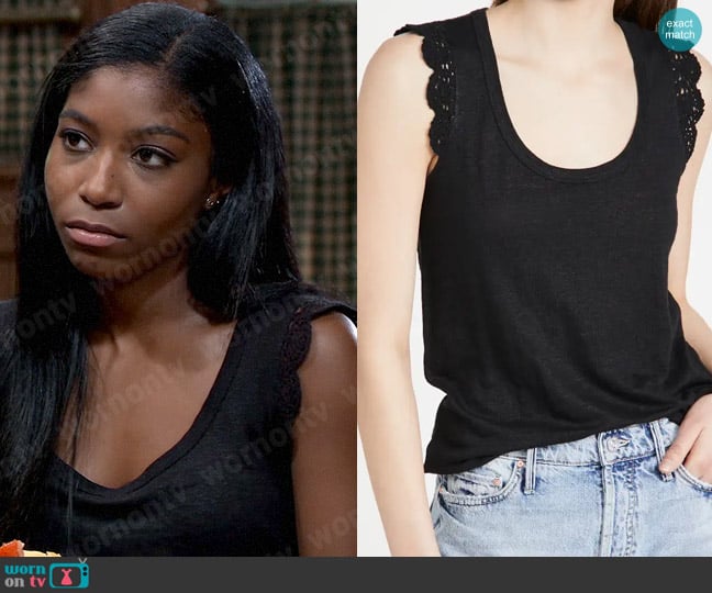 Paige Chrissy Tank worn by Trina Robinson (Tabyana Ali) on General Hospital