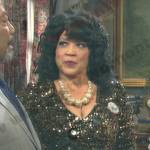 Lorna’s friend’s sequin dress on Days of our Lives