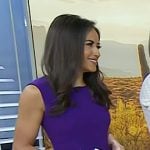 Kaylee’s purple sleeveless dress on Today