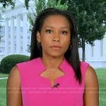 Rachel’s pink sleeveless dress on Good Morning America