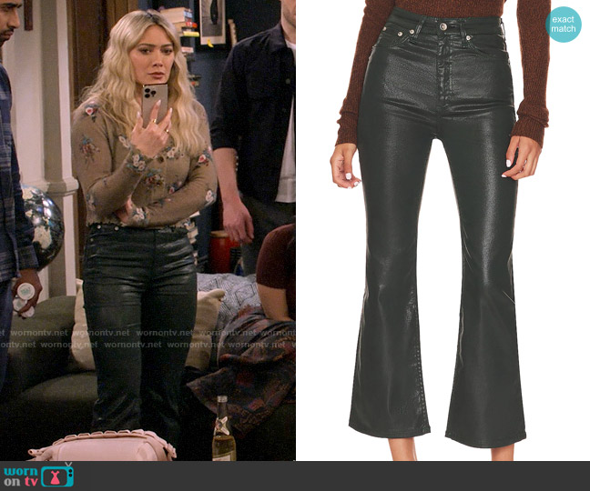 Sophie’s leather pants on How I Met Your Father