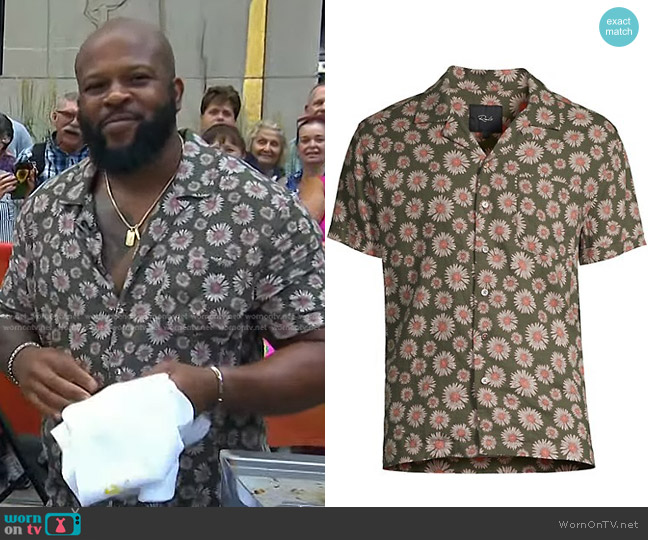 Rails Moreno Floral Camp Shirt worn by David Rose on Today