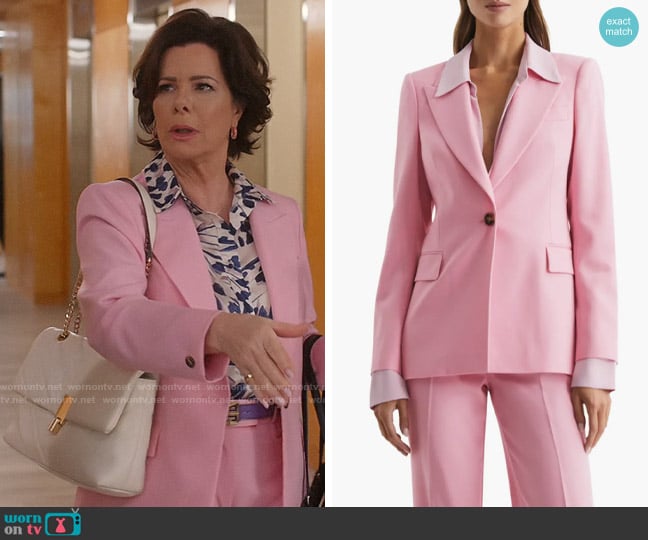 Reiss Blair Blazer worn by Margaret Wright (Marcia Gay Harden) on So Help Me Todd