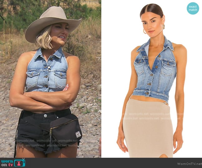 Retrofete Kyle Top worn by Gina Kirschenheiter on The Real Housewives of Orange County