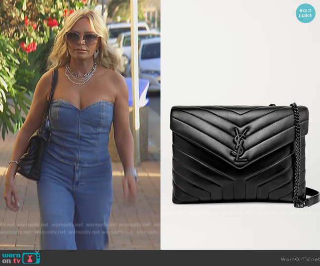 WornOnTV: Tamra's monogram print bag on The Real Housewives of