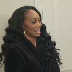 Sanya’s black robe on The Real Housewives of Atlanta