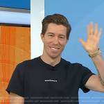 Shaun White’s whitespace logo print tee on Today