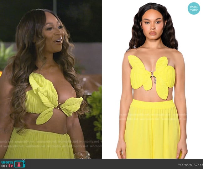 Shop Akira Sunshine Baby Strapless Top worn by Marlo Hampton on The Real Housewives of Atlanta