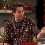 Spencer’s cat eyes print shirt on iCarly