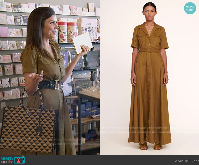 Staud Millie Dress Caper worn by Heather Dubrow on The Real Housewives of Orange County