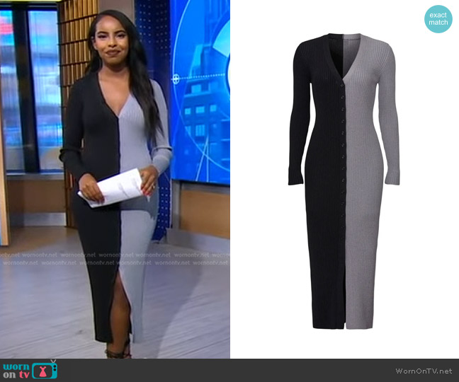 Staud Shoko Dress worn by Mona Kosar Abdi on Good Morning America