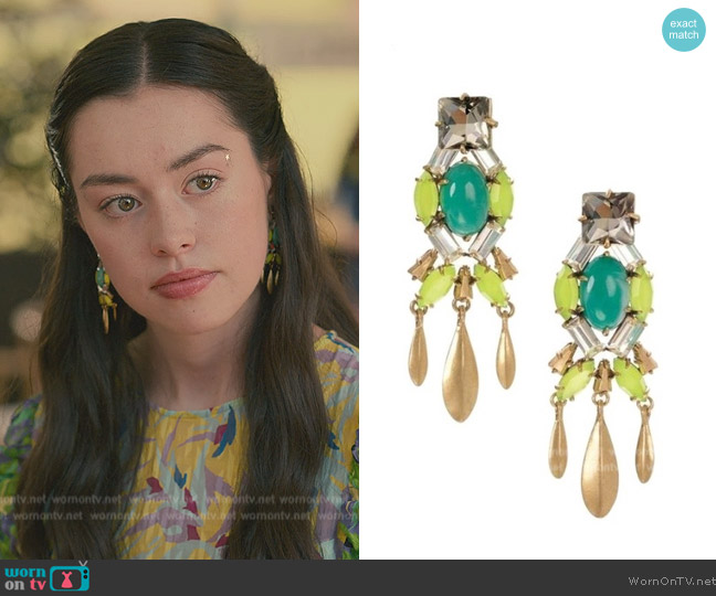 Stella and Dot Earrings Statement Earrings worn by Annie Sullivan (Anneliese Judge) on Sweet Magnolias