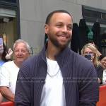 Stephen Curry’s grey pleated jacket on Today