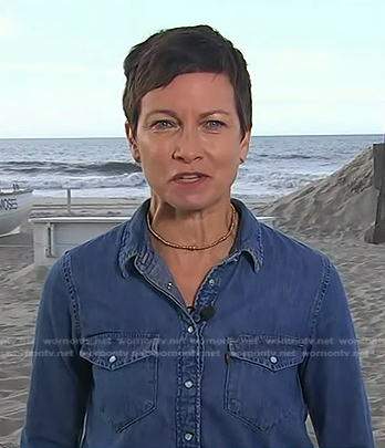 Stephanie’s button down denim shirt on Today