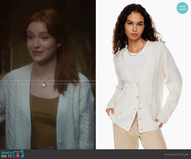 Sunday Best Lamora Cardigan worn by Nancy Drew (Kennedy McMann) on Nancy Drew