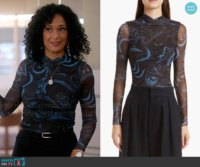 Ted Baker Judine Top worn by Francey (Rosa Arredondo) on So Help Me Todd