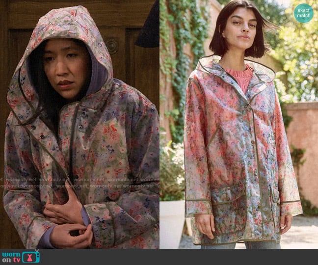 The Great The Raincoat in Sweet Meadow Floral worn by Ellen (Tien Tran) on How I Met Your Father