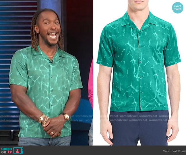 WornOnTV: Scott’s green printd shirt on Access Hollywood | Scott Evans ...