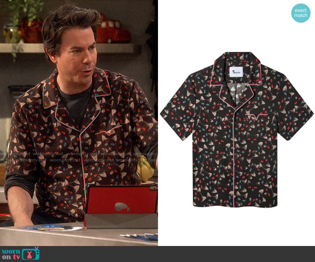 Tombolo Catleidoscope Short Sleeve Shirt worn by Spencer Shay (Jerry Trainor) on iCarly