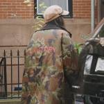 Ubah’s camo coat and wool cap on The Real Housewives of New York City