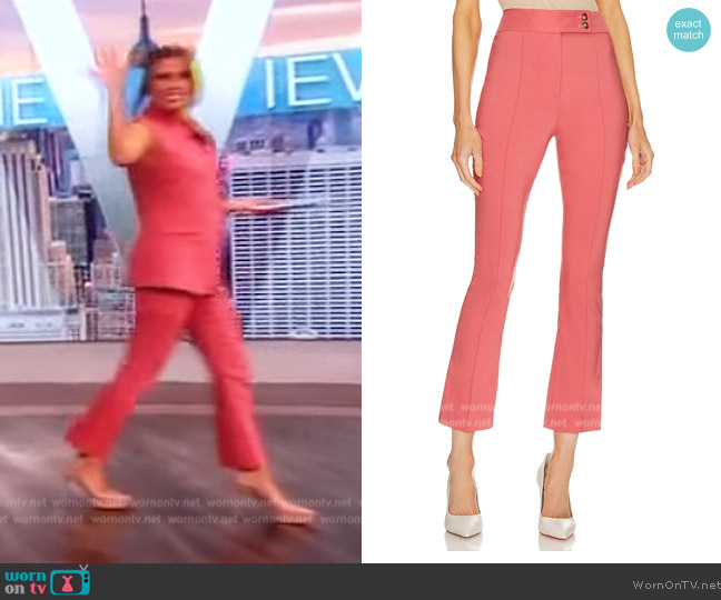 WornOnTV: Alyssa’s pink double breasted vest on The View | Alyssa Farah ...