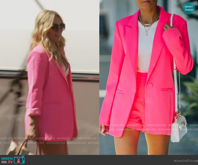 Vici Standards Pocketed Blazer worn by Tamra Judge on The Real Housewives of Orange County