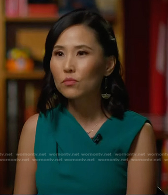 Vicky's green dress on NBC News Daily