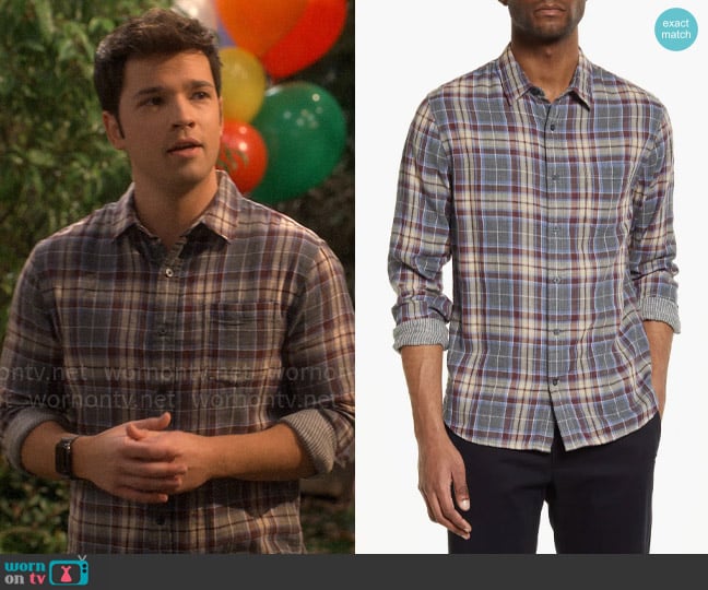 Freddie’s plaid shirt on iCarly