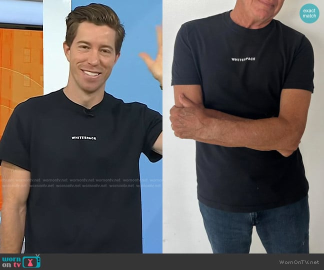 Whitespace Space to Create T-Shirt worn by Shaun White on Today