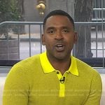 Justin’s yellow polo shirt on Today