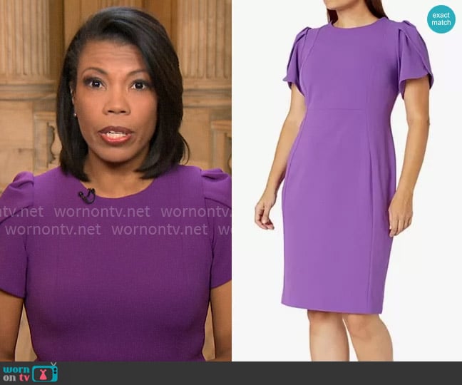 WornOnTV: Nikole Killion’s purple dress on CBS Mornings | Nikole ...