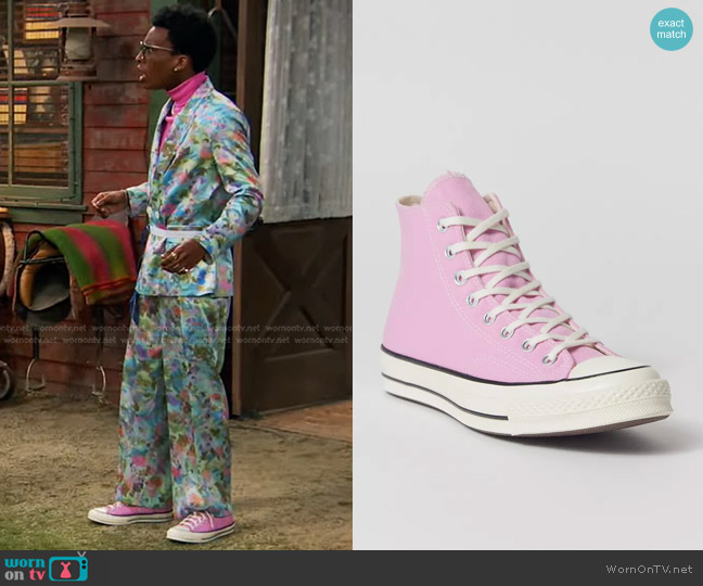 Converse Chuck Taylor All Star High Top Sneaker worn by Noah Lambert (Israel Johnson) on Bunkd