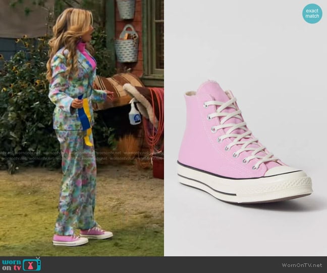 Converse Chuck Taylor All Star High Top Sneaker worn by Destiny Baker (Mallory James Mahoney) on Bunkd