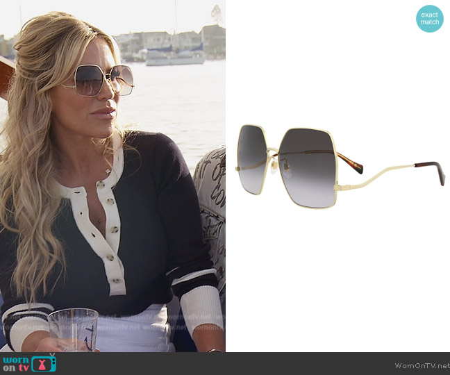 Heather's white zip jacket on The Real Housewives of Orange County