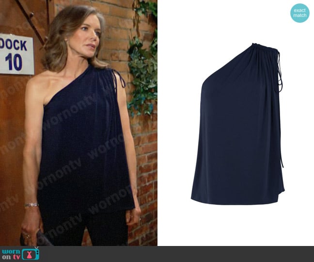 Halston Nathalie Top worn by Diane Jenkins (Susan Walters) on The Young and the Restless