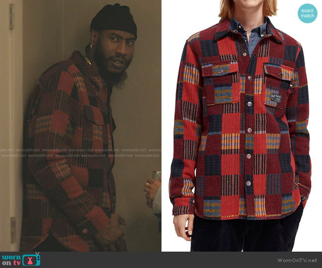 WornOnTV: Rob’s red plaid shirt on The Chi | Clothes and Wardrobe from TV