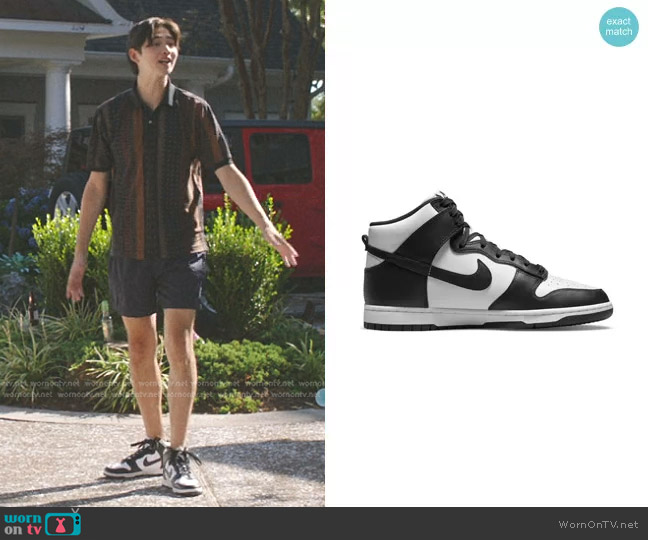 Nike Dunk Hi Retro Basketball Sneaker worn by Steven (Sean Kaufman) on The Summer I Turned Pretty