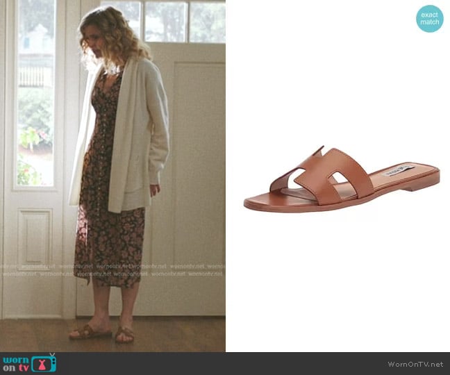 Steve Madden Hadyn Slide Sandals worn by Julia (Kyra Sedgwick) on The Summer I Turned Pretty