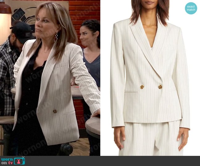 Ted Baker Kllara Blazer worn by Alexis Davis (Nancy Lee Grahn) on General Hospital