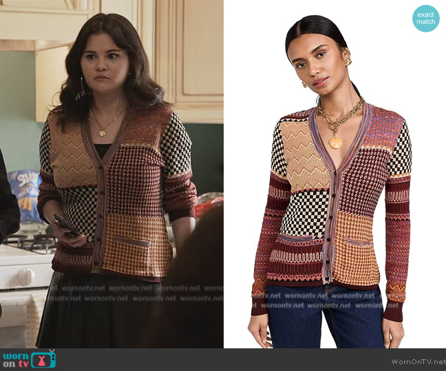 Ulla Johnson Medina Cardigan worn by Mabel Mora (Selena Gomez) on Only Murders in the Building