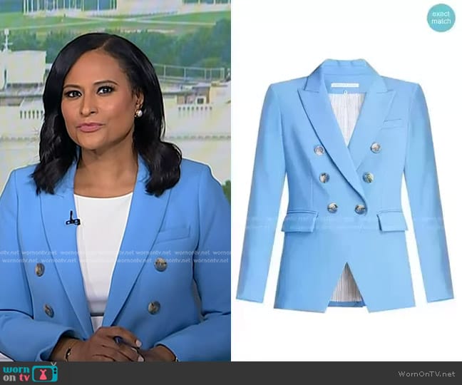 Veronica Beard Miller Dickey Jacket worn by Kristen Welker on Today