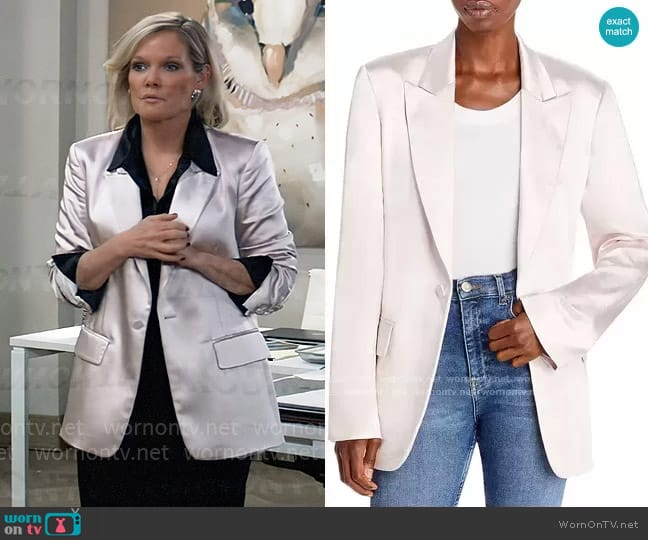 A.L.C. Bishop II Blazer worn by Ava Jerome (Maura West) on General Hospital