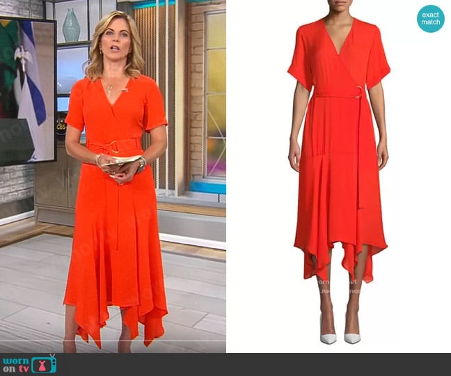 A.L.C. Claire Dress worn by Natalie Morales on CBS Mornings