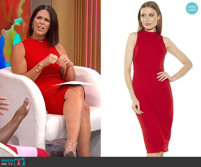 WornOnTV: Dana Jacobson's red twist neck dress on CBS Mornings, Dana  Jacobson