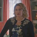 Alice’s blue embellished cardigan on Riverdale