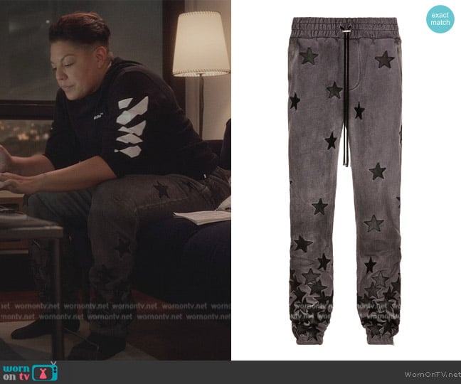 Amiri Chemist Star Sweatpant worn by Che Diaz (Sara Ramirez) on And Just Like That