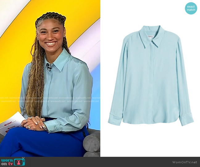 WornOnTV: Ally Love’s blue shirt and pants on Today | Ally Love ...