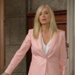 Ashley’s pink leather suit on The Young and the Restless