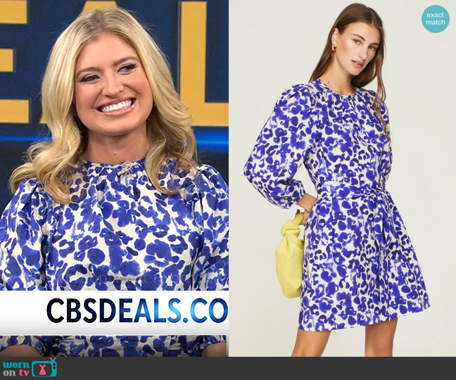 Baum Und Pferdgarten Aiki Dress worn by Ashley Bellman on CBS Mornings